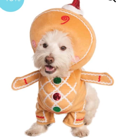 Gingerbread Dog Costume - Picture 2 of 7